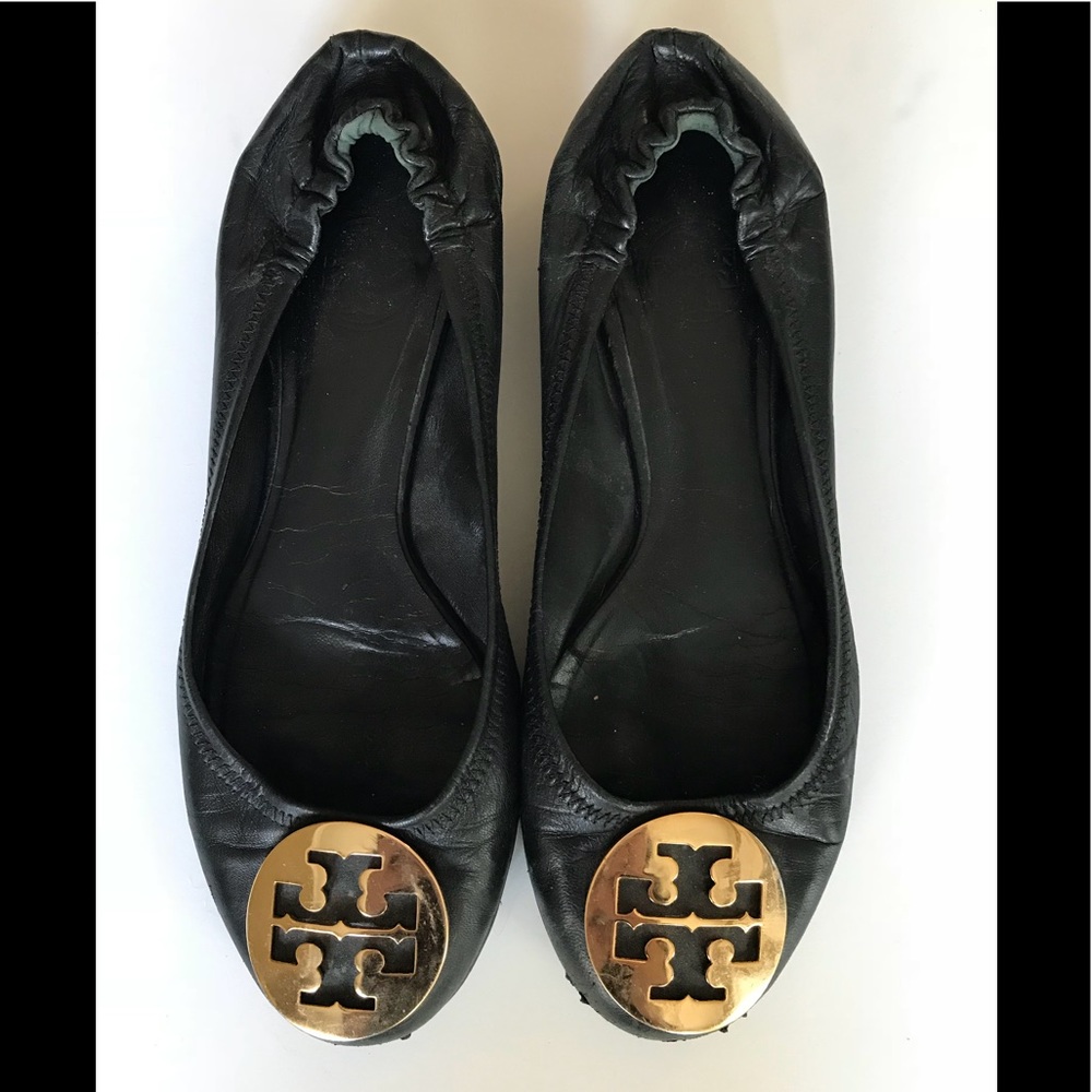 Tory Burch black Reva flats size 7